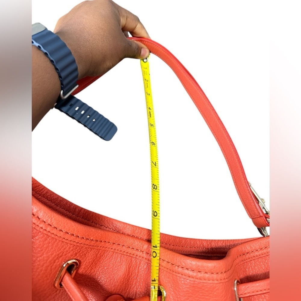 Coach  Leather TurnLock Tie Bucket Bag - Picture 10 of 17